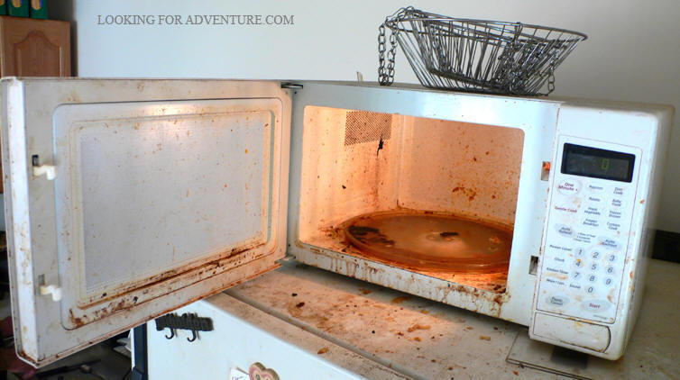 Dirty Microwave Oven